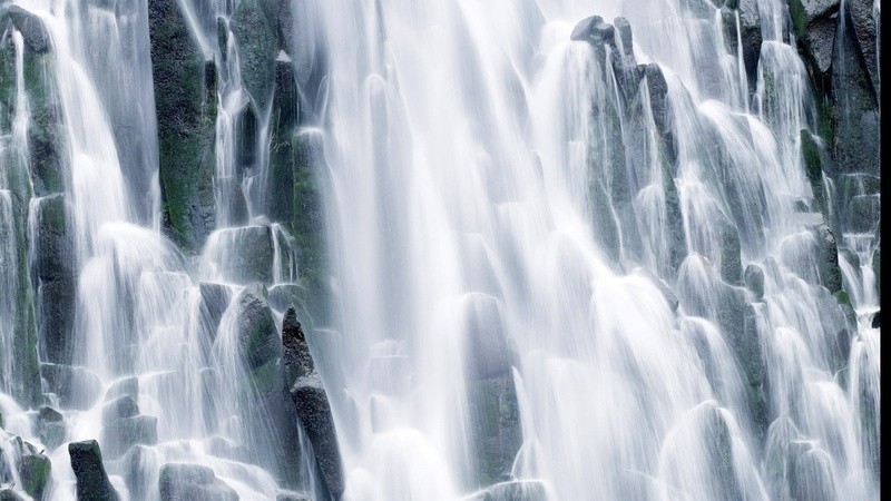 long exposure, blurred motion, waterfall, day, motion, outdoors, land, scenics - nature, 1080P, running water, no people, falling water, solid, splashing