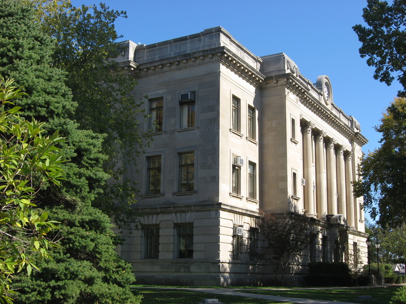 sunlight, architecture And Buildings, clear sky, courthouse, Indiana, neo-classical, 2K, sullivan, low angle view, sky, building, nature, no People, Sullivan County Courthouse