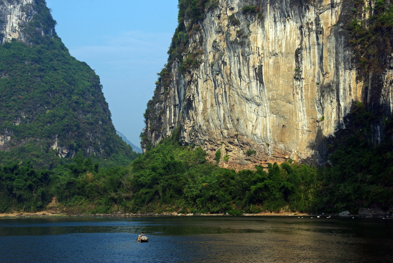 sumidero, water, tranquil scene, nautical vessel, chiapas, rock - object, mountains, outdoors, beauty in nature, rock formation, waterfront, 2K, formation