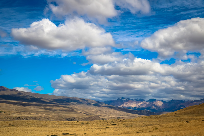 day, blue, prairie, scenics - nature, land, mountain, tranquil scene, sky, patagonia, park, no people, desert, 5K, cloud - sky, remote, reserva nacional lago jeinimen