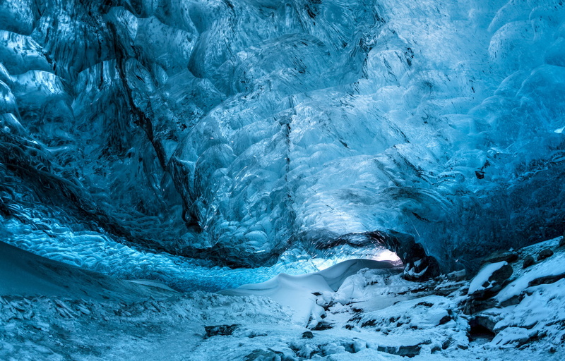 1080P, paint, nature, water, no people, landscape, field, winter, scenics - nature, outdoors, sea, ice, cave, covered, cold temperature, environment