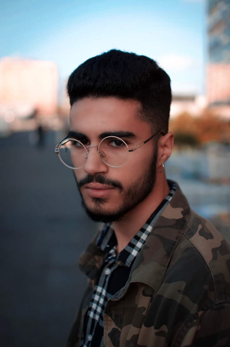 woodland, man, wearing, jacket, 4K, camouflage