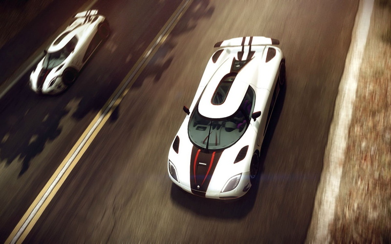 motor racing track, mode of transportation, mid-engine, motor vehicle, racecar, sports race, blurred motion, Koenigsegg, speed, no people, 1080P, sport