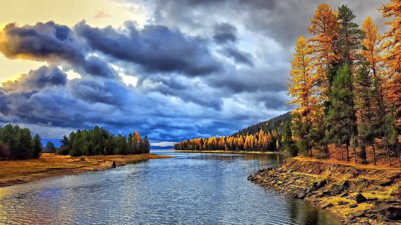 cloud - sky, scenics - nature, 1080P, sky, day, beauty in nature, water, plant, tree, waterfront, download nature background images 1920x1080, no people