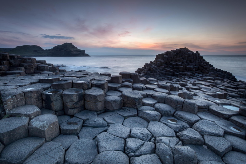 Ireland  nature  beach  landscape  Giants Causeway  sea, 1080P
