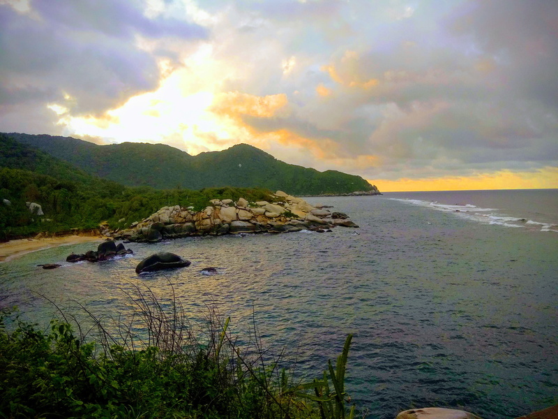 horizon over water, coast, tayrona, sand, rock - object, outdoors, tranquility, solid, animal, landscape, cloud - sky, scenics - nature, bird, beauty in nature