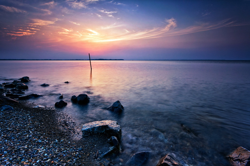 clouds, Sunset, landscape, sunlight, blue sky, shi, 日本, outdoors, seashore, sea, Peaceful, coastline, water, Canon  EOS, tranquil Scene, sunrise - Dawn