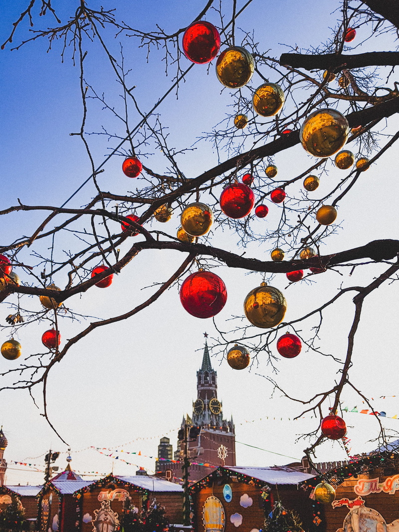 moscow, lamp, chinese new year, steeple, outdoors, produce, lighting equipment, person, built structure, decoration, chinese lantern, branch, tower, no people