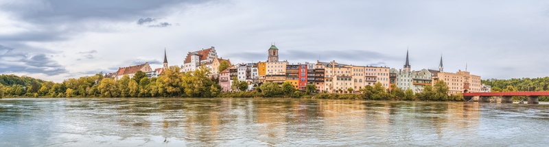 day, historically, panoramic, tree, built structure, bridge, beautiful, city, inn, no people, trees, travel, middle ages, nature, castle, sky, bavaria