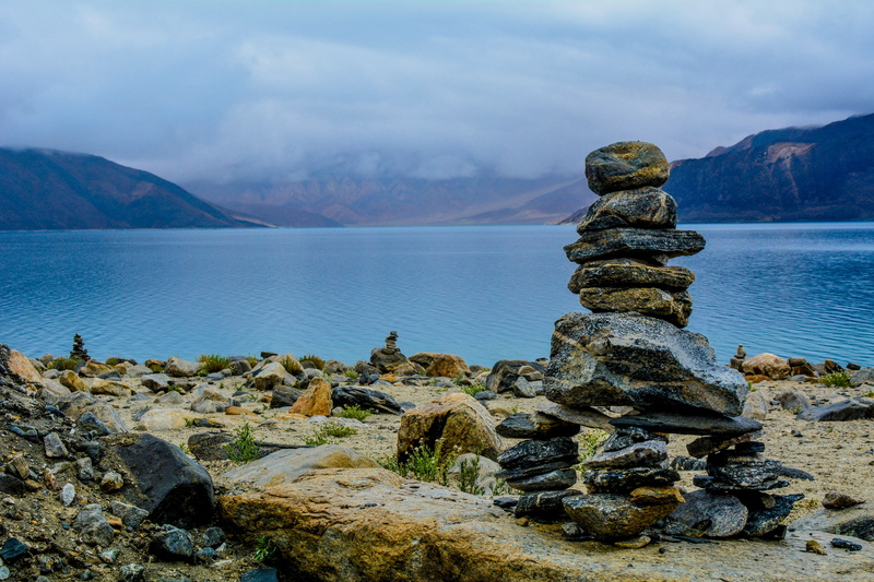 rock, heap, solid, beauty in nature, shore, lake, scenics, land, round, scenics - nature, mountains, water, shape, sea, stack, tranquil scene, arrangement