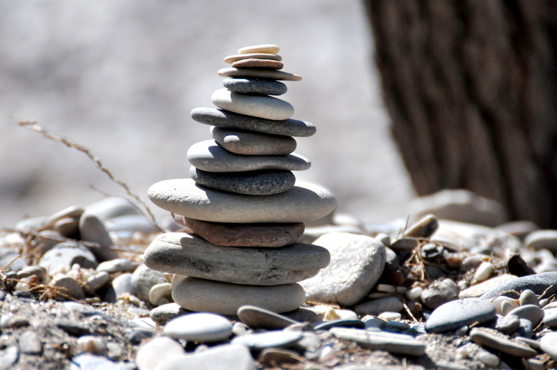 outdoors, rock, nature, stability, solid, stones, buddhism, rock - Object, land, samos, beach, tranquility, focus on foreground, heap, relaxation, day