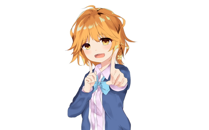 beautiful woman, indoors, hair, blond hair, hairstyle, Yoshino Koiwai, female, haired, anime girls, studio shot, women, Masamune-kun no Revenge, standing