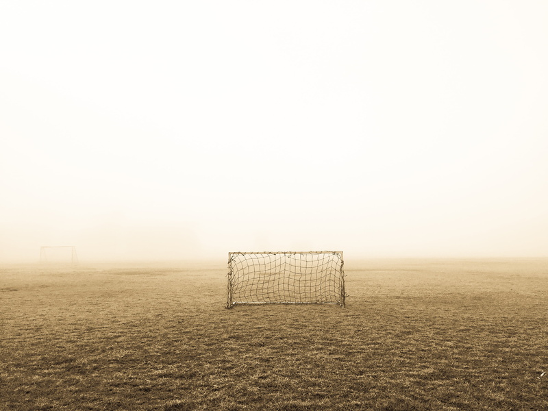 outdoors, absence, agriculture, goal, tranquility, post, 2K, scenics - nature, beige, tranquil scene, field, no people, nature, net, day, land, white
