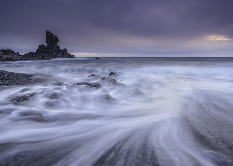 sunset, ocean wave, rocks, scenics, 480P, wave, waves, ocean, surf, coastline, nature, landscape, sea, Vitality, rocky, seascape, long exposure, rock - Object