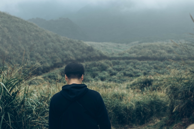 outdoors, 5K, beauty in nature, non-urban scene, tranquility, taiwan, day, growth, scenics - nature, lifestyles, standing, environment, men, rear view