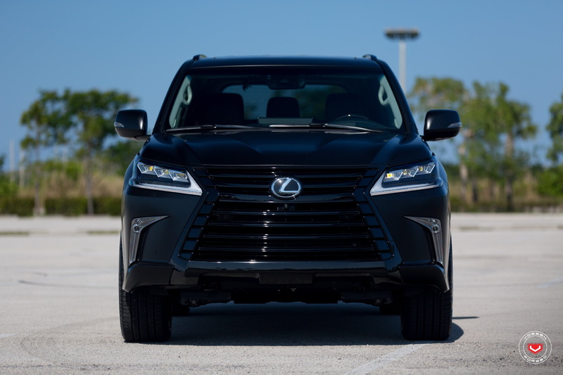 lexus, Nagoya, lx570, black, Vossen, 1080P