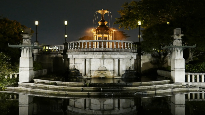 neo-classical, travel, night, architecture And Buildings, building exterior, the past, outdoors, turumai park, bridge - Man Made Structure, public domain