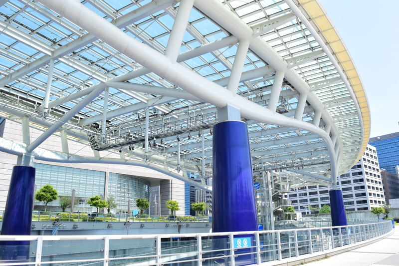 metal, nagoya, industry, architectural column, building, skyscraper, no people, modern, architectural feature, park, day, attraction, design, silver colored