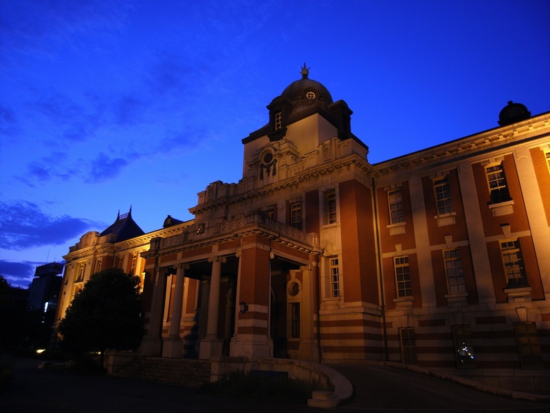 travel destinations, museum, the past, history, former court, building exterior, clear sky, government, nature, famous Place, japan, landmark, night, sky