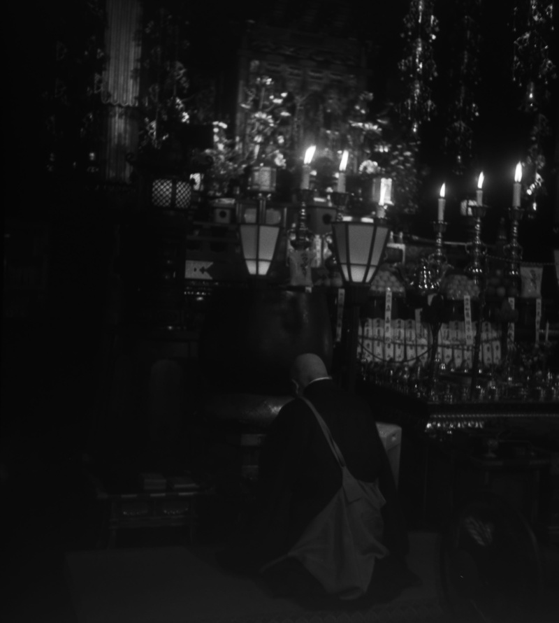 adult, street, bar counter, nagoya-shi, 2K, priest, candles, lifestyles, dark, buddhist, rear view, built structure, buddhism, osu, container, nagoya