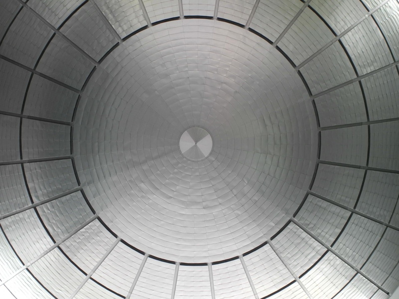 japan, circular, nagoya, indoors, Japan, bright, cupola, built structure, architecture, skylight, dome, shape, silver colored, full frame, 1080P, abstract