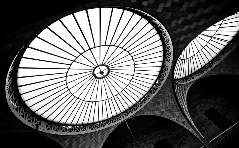 college, Mining Building, dome, sunlight, cupola, East Bay, no people, ve, John Galen Howard, skylight, ceiling, UC Berkeley, arch, design, directly below