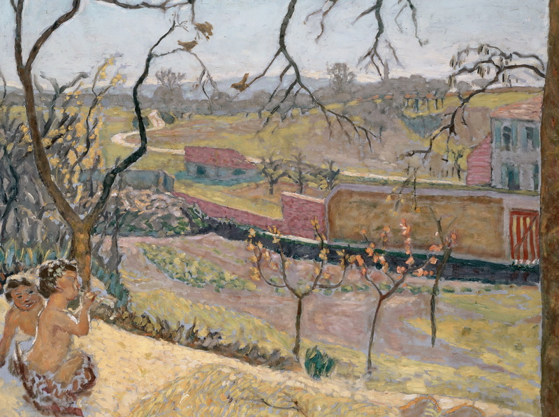 Early Spring. Little Fawn, 4K, landscape, picture, Pierre Bonnard