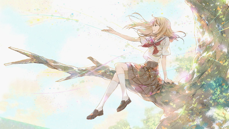 freedom, outdoors, long hair, flying, young adult, fantasy, art and craft, nature, young women, Natsume Yujin-cho, fashion, sky, Natsume Reiko, lifestyles