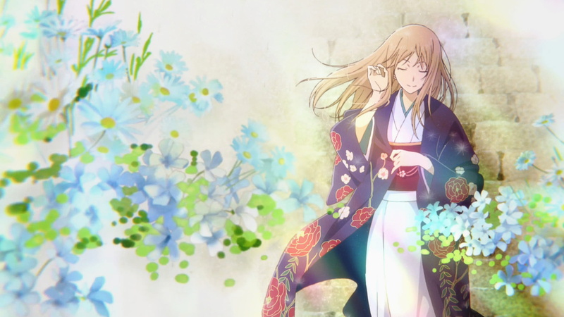 long hair, Natsume Reiko, young women, three quarter length, hair, outdoors, one person, anime girls, plant, 2K, beautiful woman, young adult, Natsume Yujin-cho