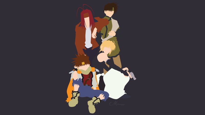 Saiyuki, Goku (Saiyuki), Anime, Genjo Sanzo, 1080P, Cho Hakkai, Sha Gojyo