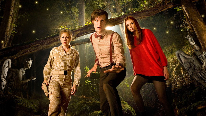 1080P, Amy Pond, TV Show, Karen Gillan, Alex Kingston, Weeping Angel (Doctor Who), Doctor Who, River Song, Matt Smith