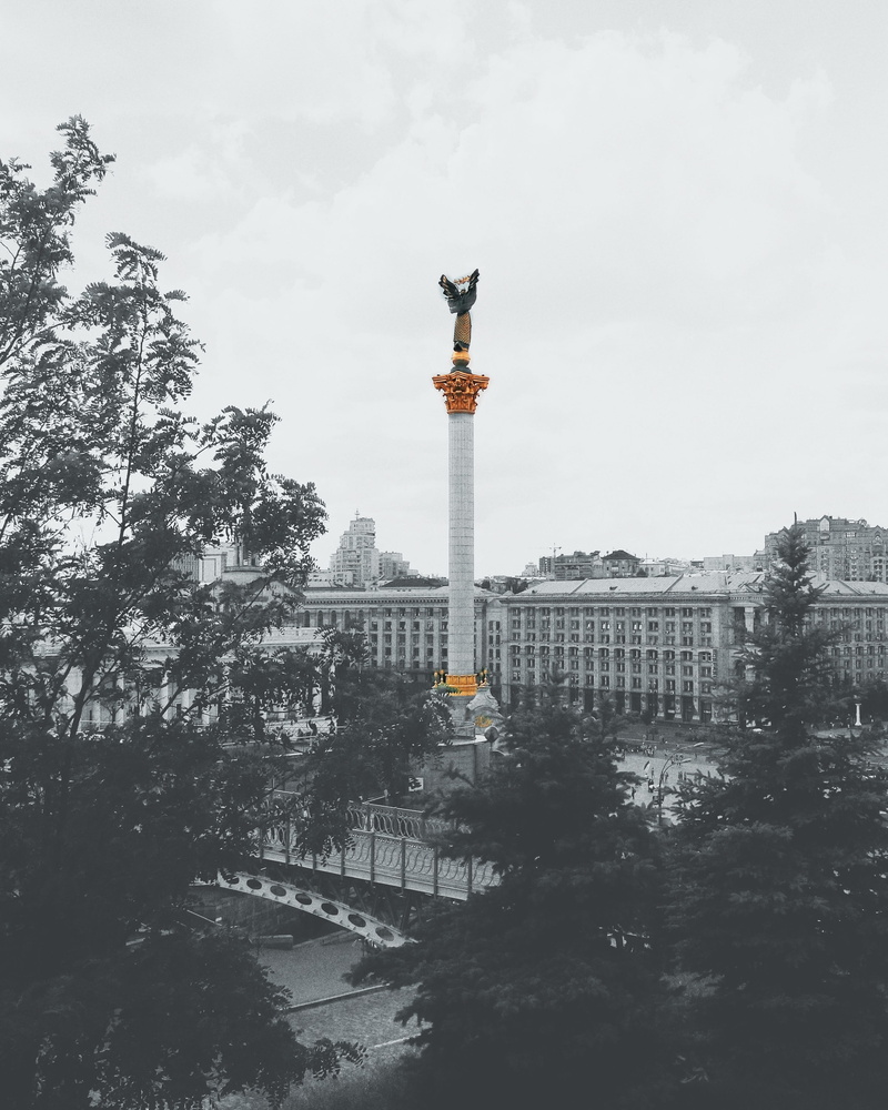 nature, architecture, city, tall - high, ukraine, kiev, travel, tree, plant, history, maidan, urban, built structure, the past, street, outdoors, 2K, architectural column