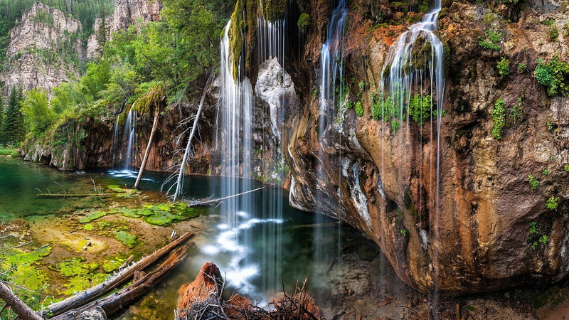 east, colorado, full, usa, 2K, hanging, glenwood, lake, miles, desktop, screen, hd, springs, canyon