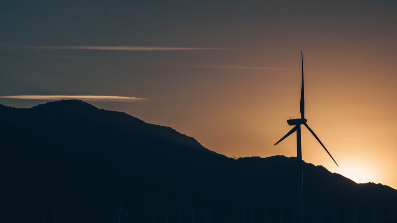 alternative energy, photography, hour, sky, wind power, tranquil scene, nature, renewable energy, no people, windmill, landscape, near, tranquility, mountgain
