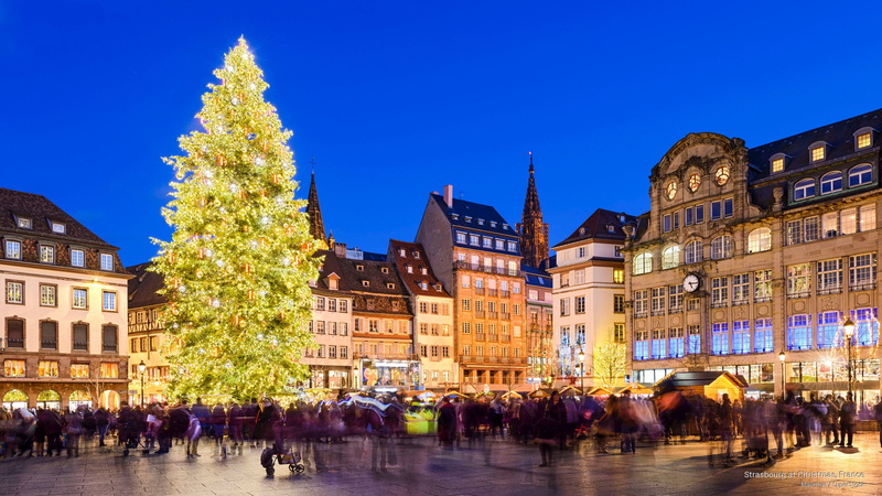 christmas, strasbourg, france, Holidays, 2K