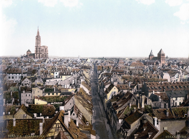 church, tourism, roof, France, aerial View, building Exterior, Cityscape, building, photos, Strasbourg, city, residential district, urban Scene, europe