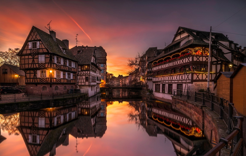 1080P, home, river, Strasbourg