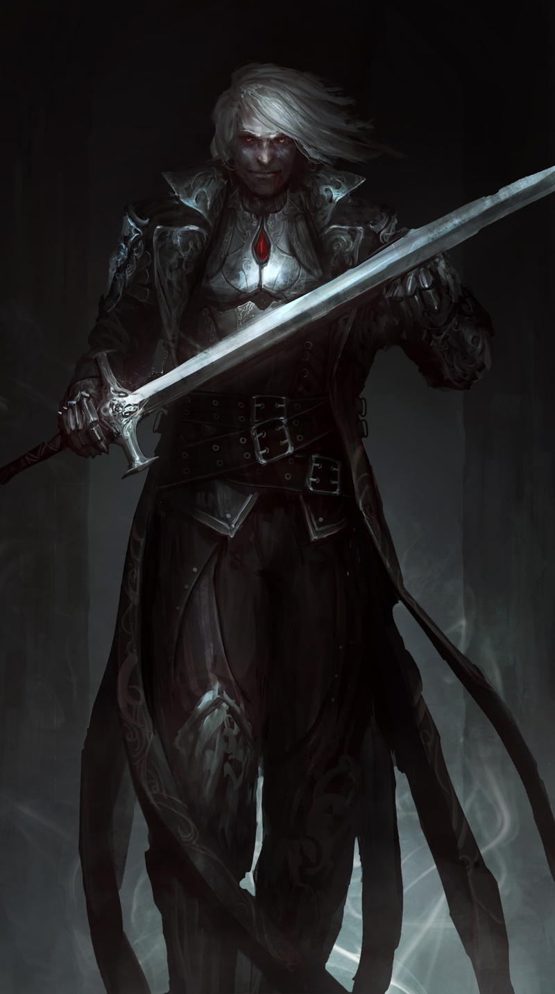 Fantasy Men, Magic: The Gathering, sword, 720P, Gamer, dark fantasy