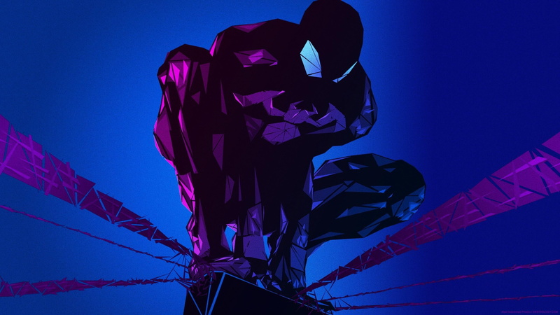 night, illuminated, lighting equipment, Art, creativity, dusk, Dark, no people, outdoors, low angle view, art and craft, electricity, 2K, Spiderman, multi colored