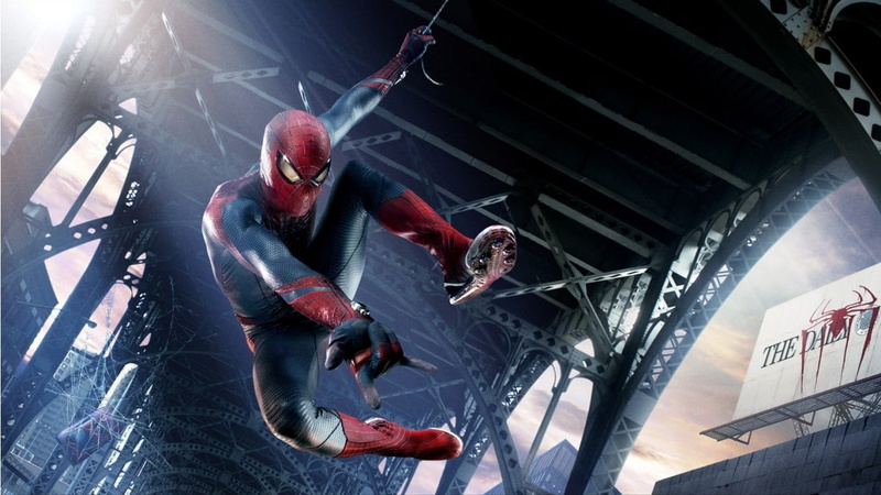 day, Spider-Man, group of people, full length, men, ceiling, jumping, young men, digital composite, indoors, built structure, leisure activity