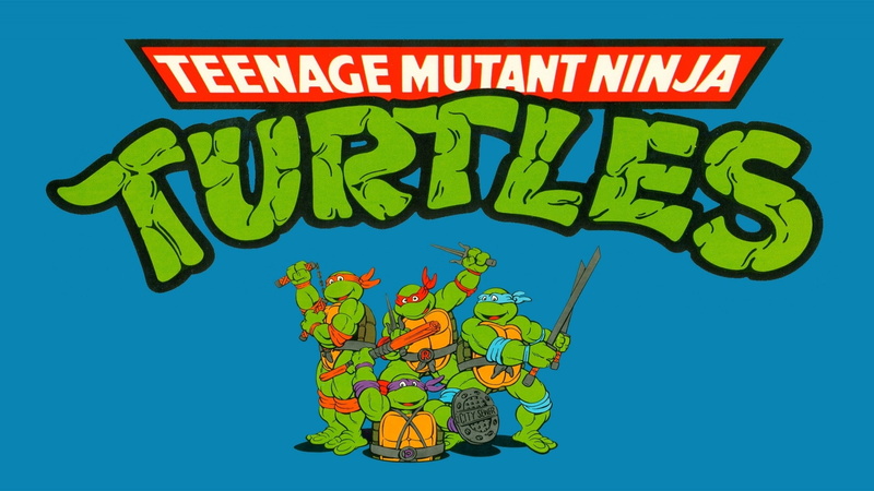 Teenage Mutant Ninja Turtles, 1080P, cartoon, blue background