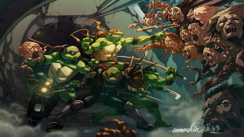 hd, ninja, cartoon/comic, turtles, 1080P, mutant, teenage, brain