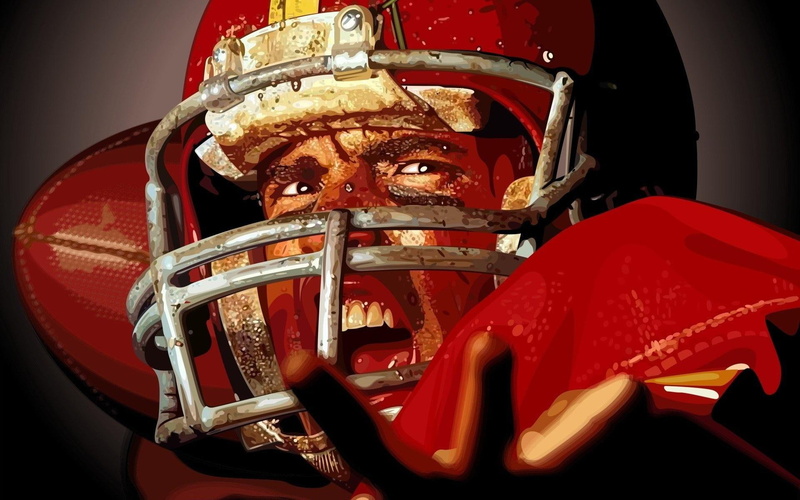 sportsman, football, 1080P, rugby, vector, helmet