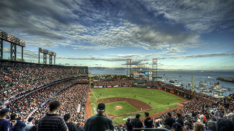 cloud - sky, sport, lifestyles, champions, architecture, stadium, women, large group of people, crowd, san francisco, 1080P, real people, leisure activity