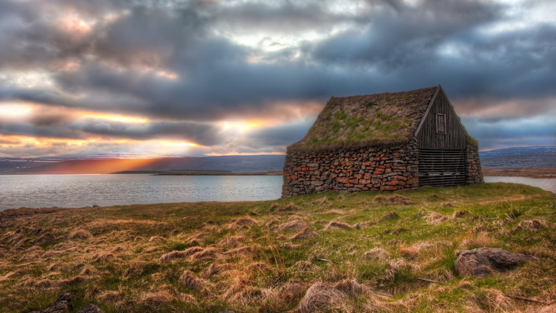 cloud - sky, building exterior, built structure, beauty in nature, brown, landscape, dramatic sky, land, scenics - nature, nature, storm cloud, horizon over water