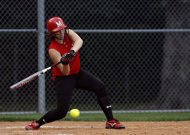 uniform, adult, ball, teenager, full length, hitter, field, young adult, leisure activity, 1080P, home plate, girls, playing, strike, teen, competition