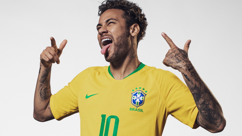 4K, Brazilian footballer, 4K, Neymar, Football player