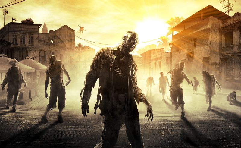 Dying Light, building exterior, real people, video games, city life, government, sky, street, city, lifestyles, architecture, group of people, leisure activity