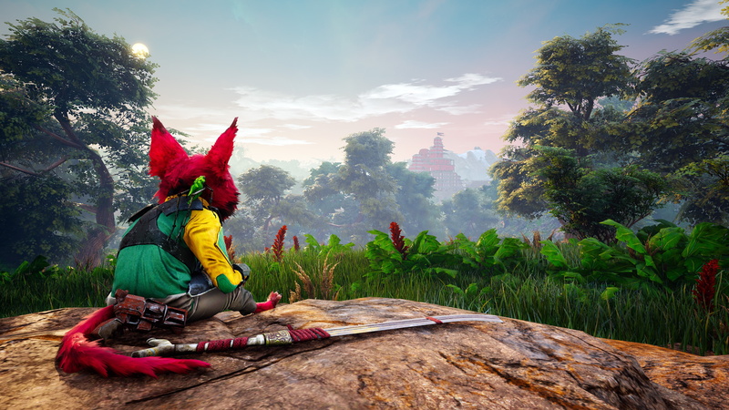 Biomutant, 4K, trees, 4K, green