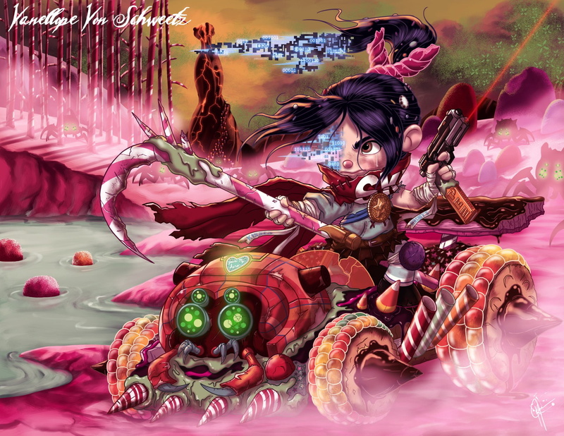 Wreck-It Ralph, 1080P, Movie, Vanellope von Schweetz